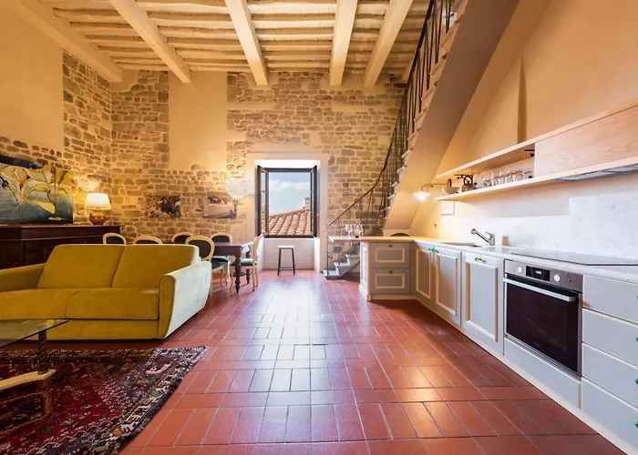 公寓 Nella Torre Del Poschi Penthouse With Roof Terrace
